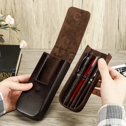 XV Genuine Leather Fountain Pen Case