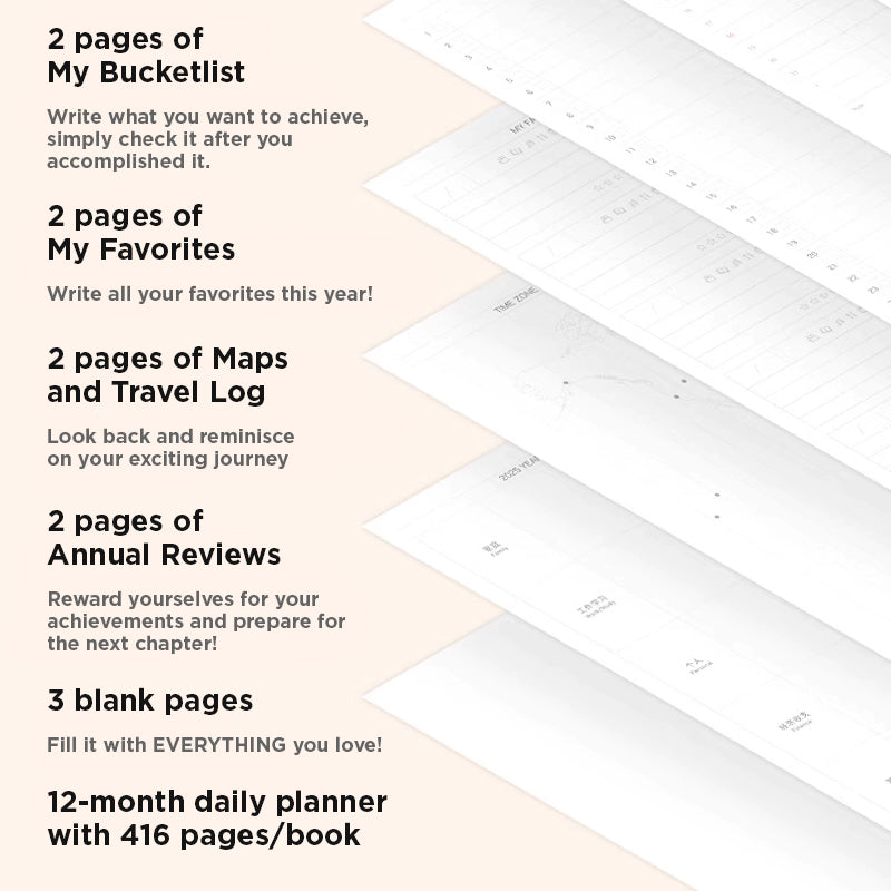 XV 2025 Daily Planner