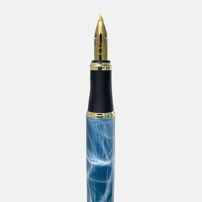 StoneGraph Flex Fountain Pen - Blue Marble