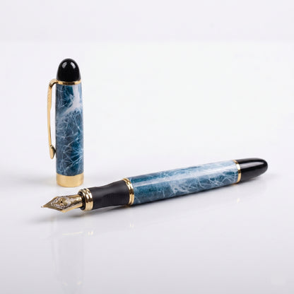 StoneGraph Fountain Pen - Blue Marble