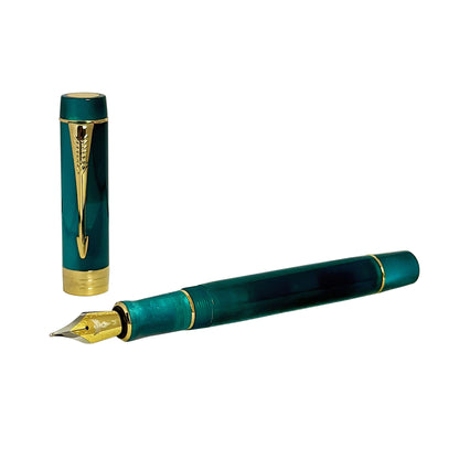 XV Batavia Fountain Pen - Forest Jade