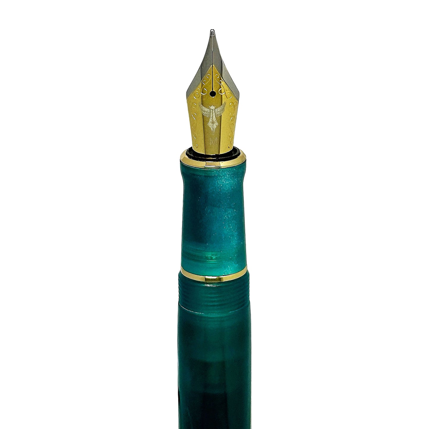 XV Batavia Fountain Pen - Forest Jade