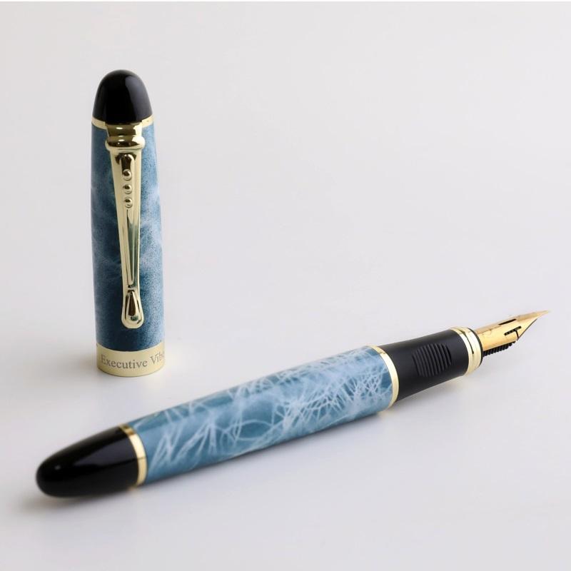 StoneGraph Flex Fountain Pen - Blue Marble