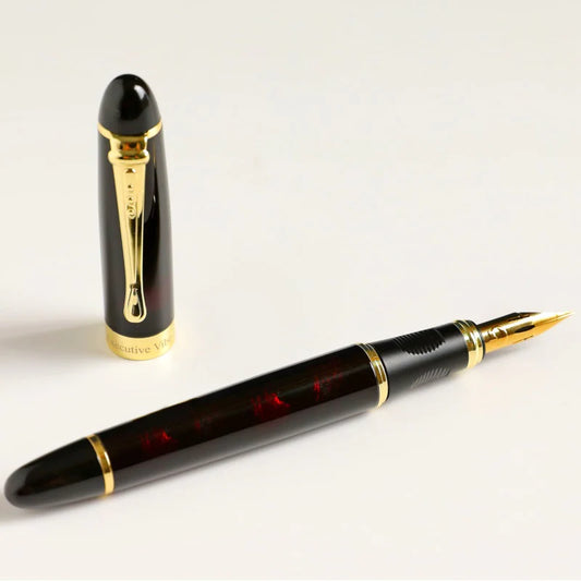 StoneGraph Flex Fountain Pen - Black Rose